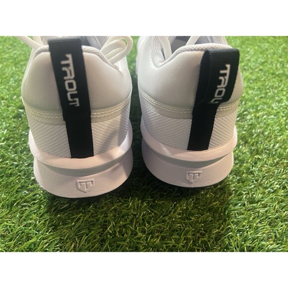 Nike Force Zoom Trout 9 Pro Baseball Cleats Men’s 8.5 Metal White Black NEW main image 4